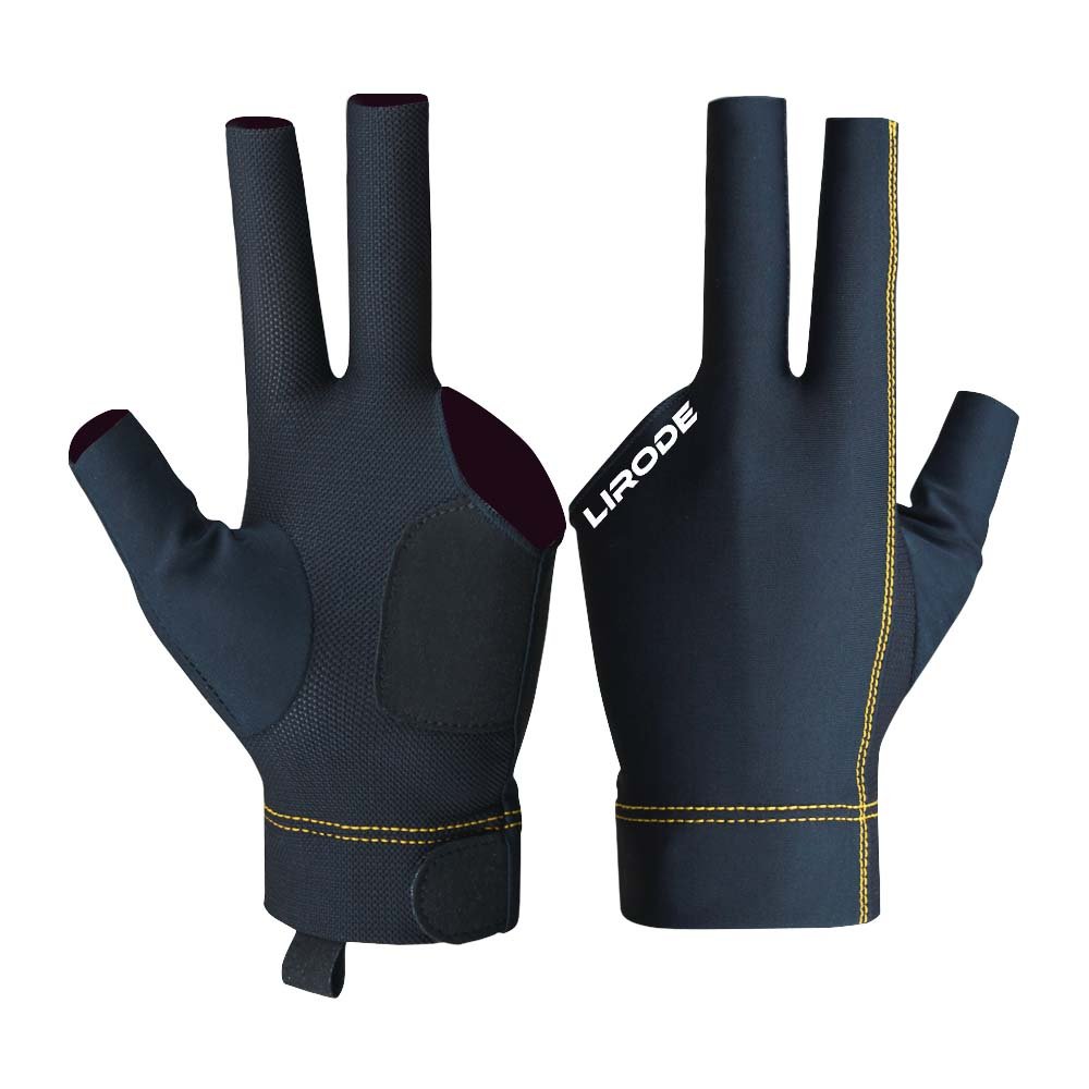 Wholesale Cheap Price Billiard Gloves Four-color Durable Non-slip Breathable Blilliard Accessories Snooker Gloves OPP Bag Wood