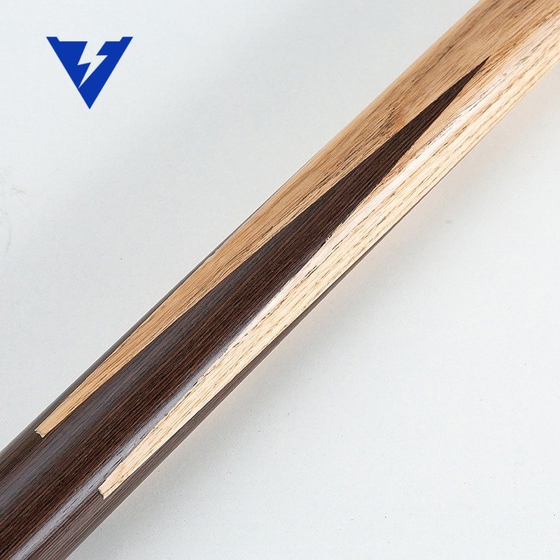Factory sales white ash wood snooker cue cheap tacos de billar 10mm tip One Piece Billiard Cue