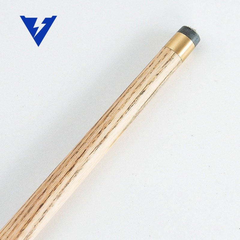 Factory sales white ash wood snooker cue cheap tacos de billar 10mm tip One Piece Billiard Cue