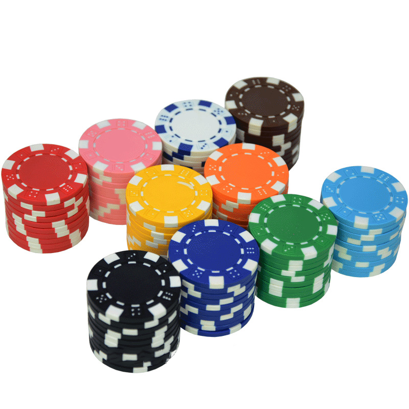Wholesales 11.5g 40mm Promotion Gift ABS Clay Ceramic Plastic Casino Game Royal Blank Poker Chips For Sublimation Or UV Printing