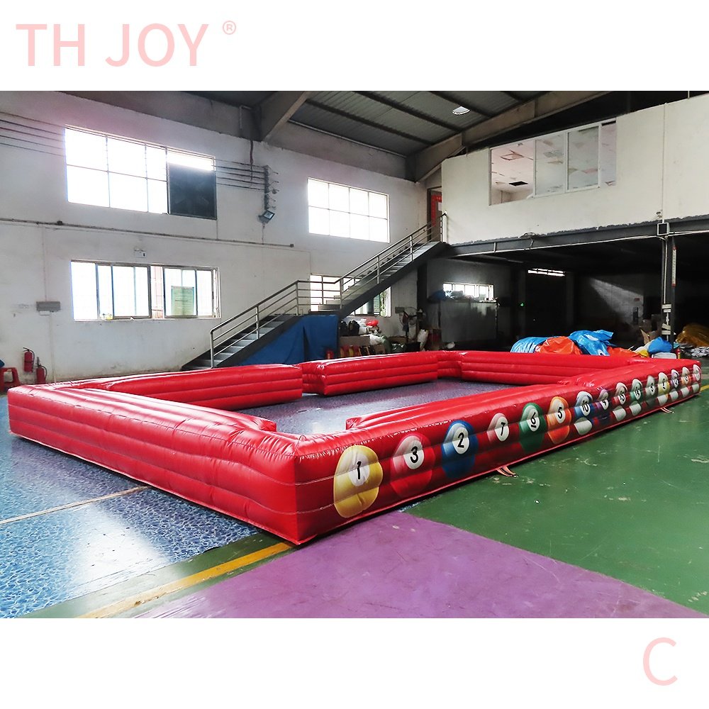 free air ship to door, pvc inflatable pool soccer table,giant inflatable snooker pool table, inflatable football billiard games