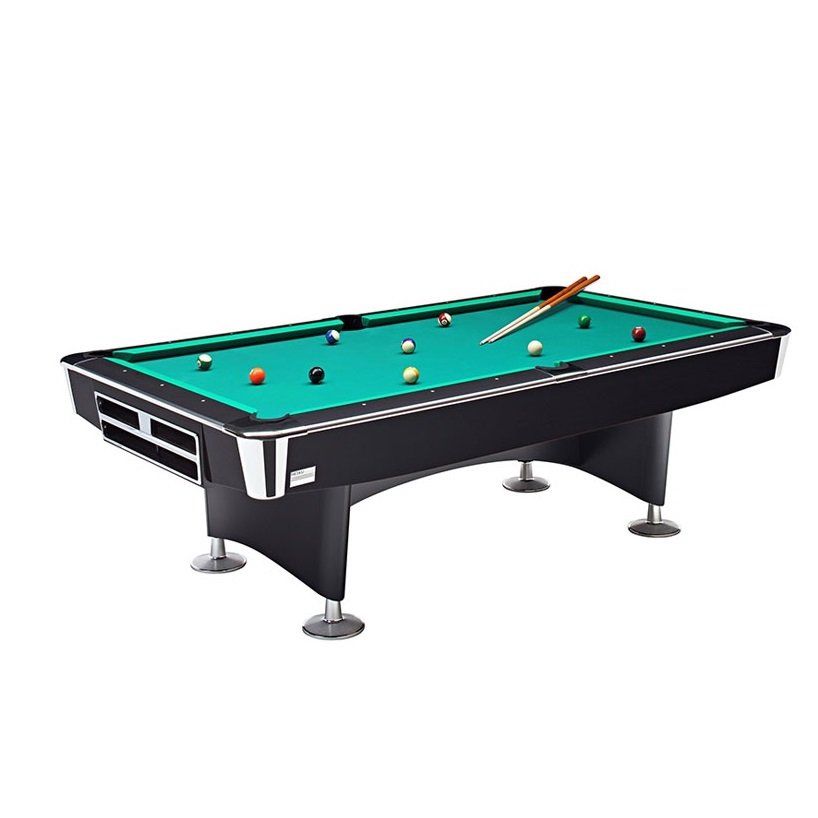 American Style Pool Table with Accessories - Cues, Balls, Table Cloth, and More