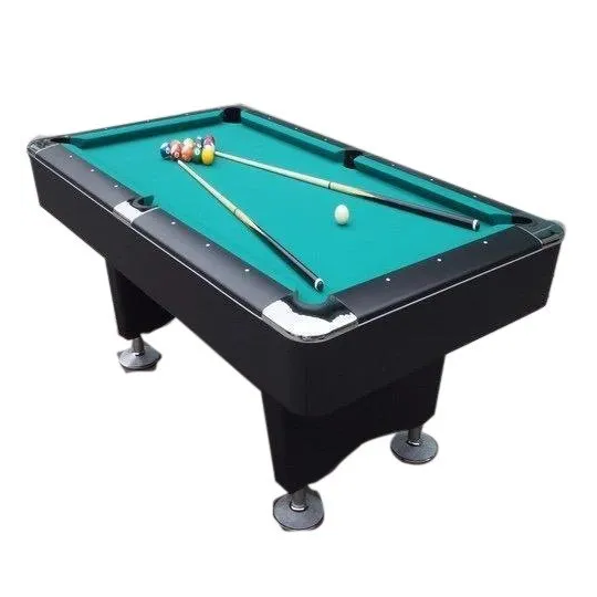 American Style Pool Table with Accessories - Cues, Balls, Table Cloth, and More