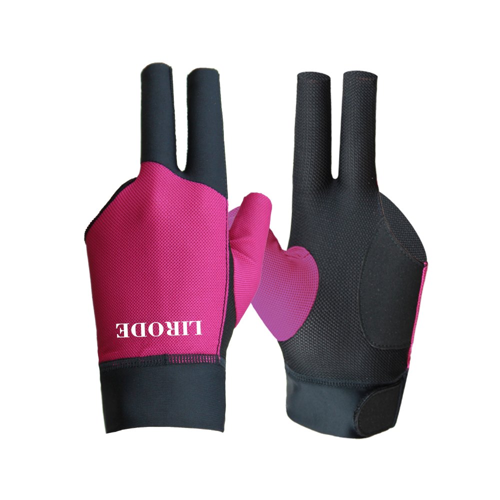 Billiard Gloves Manufacturers Wholesale low price 3 Finger Snooker Gloves Left or Right Hand Billiard Pool Cue Gloves