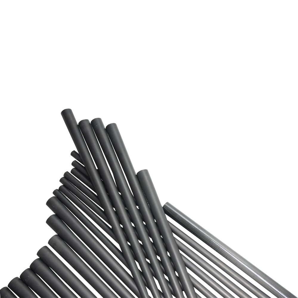 KT factory custom carbon fiber billiard cue low deflection carbon fiber pool cue shaft professional taper
