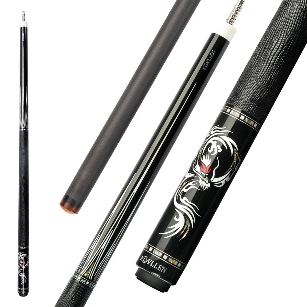 KONLLEN Wanshi Kanglun Jiuwuzun billiard cue carbon fiber big head black eight or nine balls inlaid billiard private cue