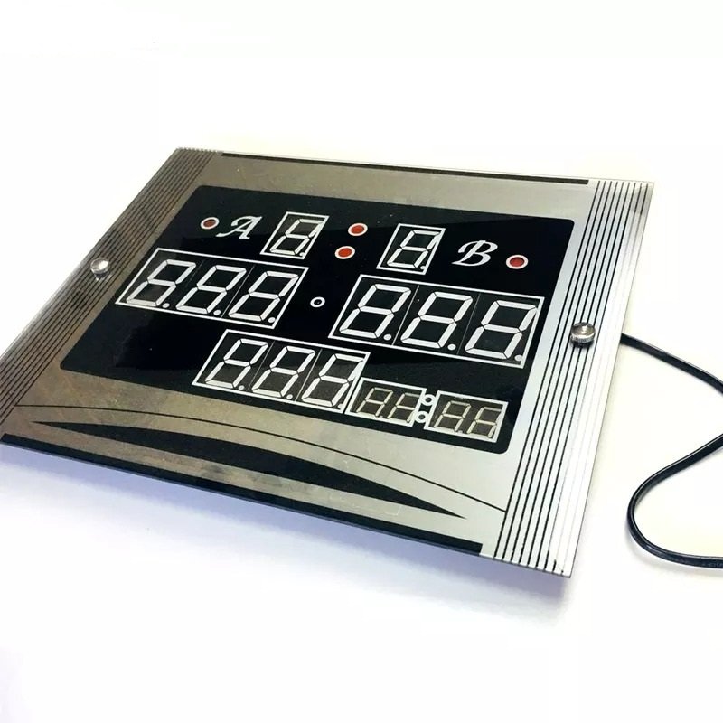 Cueelf professional electronic billiard scoreboard with led display pool snooker digital scoreboard