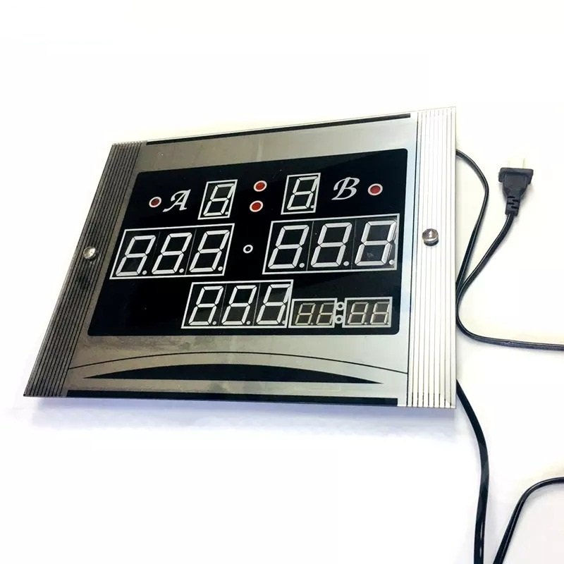 Cueelf professional electronic billiard scoreboard with led display pool snooker digital scoreboard