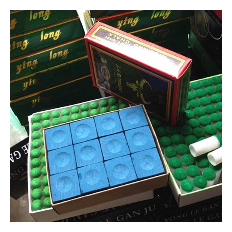 Wholesale Master Chalks Professional 12 PCS High Quality Snooker Billiard Cue Chalks