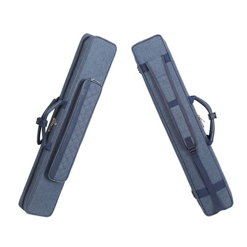 Wholesale custom oxford durable 1/2 Billiard snooker Cue Soft bag stick storage Billiard Pool Cues Case