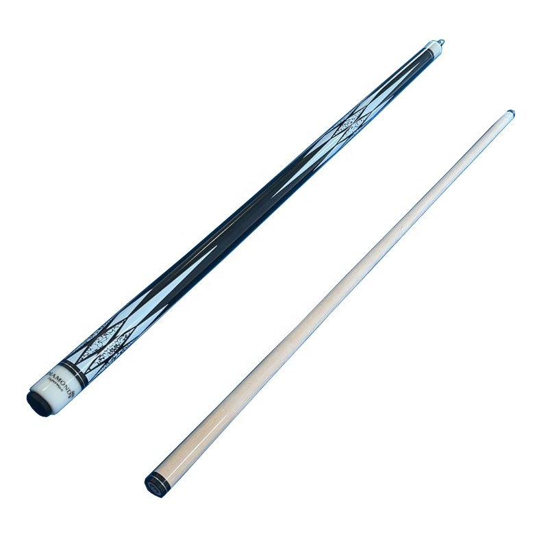 High-end Professional 2 pieces 19-21oz 1/2 joint billiard pool cue stick with Ash Wood Material 2-Piece Center Joint Cue Ash