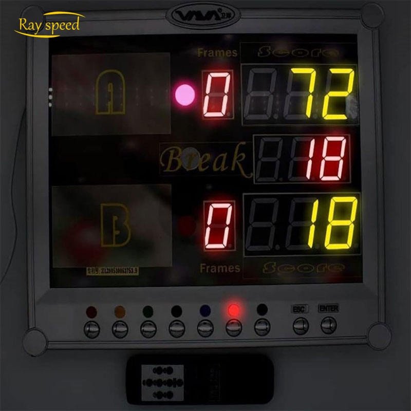 Rayspeed LED Digital Display Portable 0-199 Scores Tabletop Scoreboard Indoor Counting Score Keeper with Remote Control