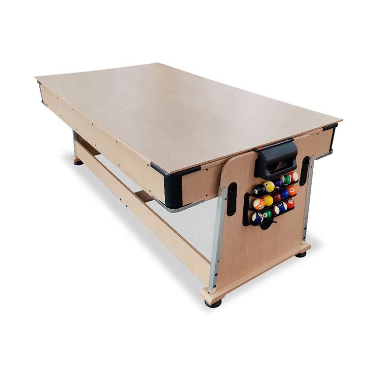 Hot Selling Indoor 4 in 1 Multifunctional Game Table Snooker Table, Table Tennis Table, Air Hockey Table, Dinning Table