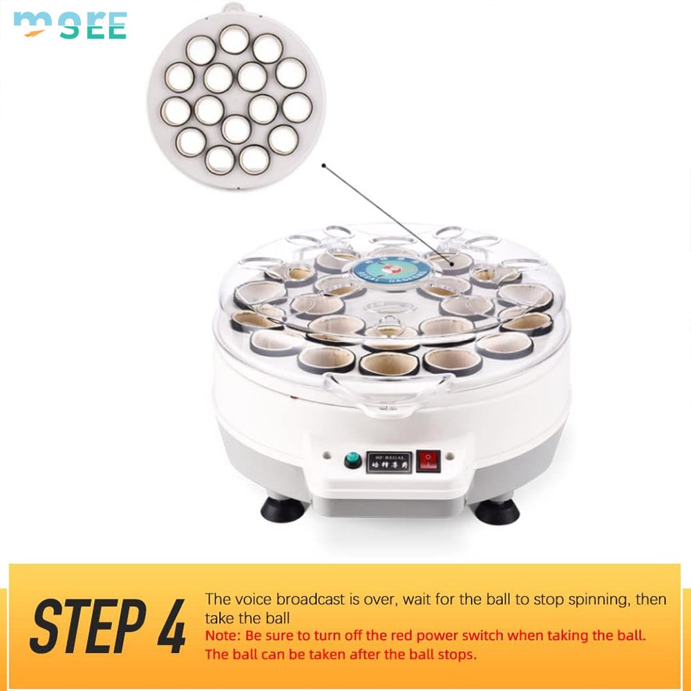 SeeMore Selection Automatic 16/22 Balls British American Clean Polish Care for Pool Balls Snooker Polishing Washing Machine