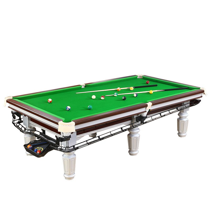 World Standard Size Professional Cheap Price Solid Wood 12ft Slates Base Steel Cushion Game Snooker & Billiard Table for Sale