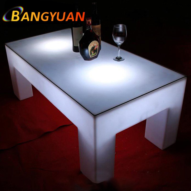 BAR nightclub celebration LED TABLE for BAR 16color change illuminated cocktail table party vibe