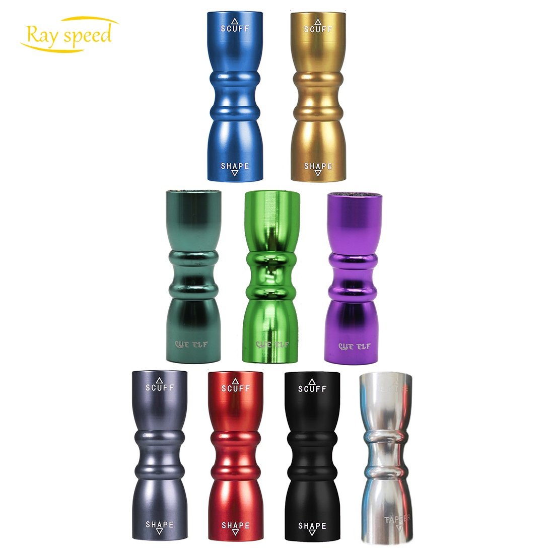 Rayspeed 3-in-1 Snooker Pool Cue Tips Cue Tip Stick Shaper Billiard Pool Cue Accessories Tool Scuffer/Aerator Read