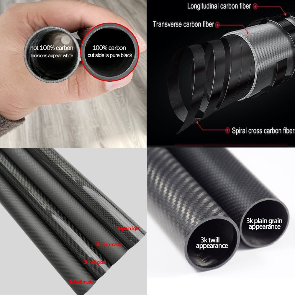 SW best quality custom size carbon fiber billard cue 1k 2k 3k custom size carbon fiber pool cue stick billiard