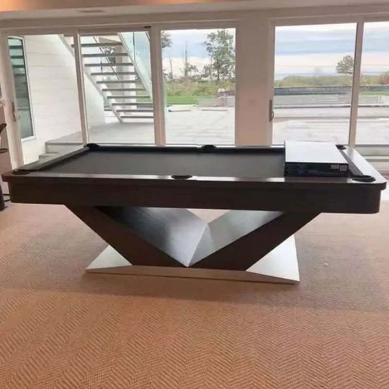 Bojue Factory Slate Cushion and copper pocket Nine-Ball High Quality Fashionable Snooker Table for Sale