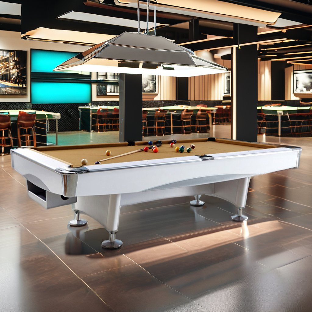 Luxury American Style Nine Ball Billiard Pool Table Custom Size Modern Sports Snooker Table with Slate Wood Rubber Cushions