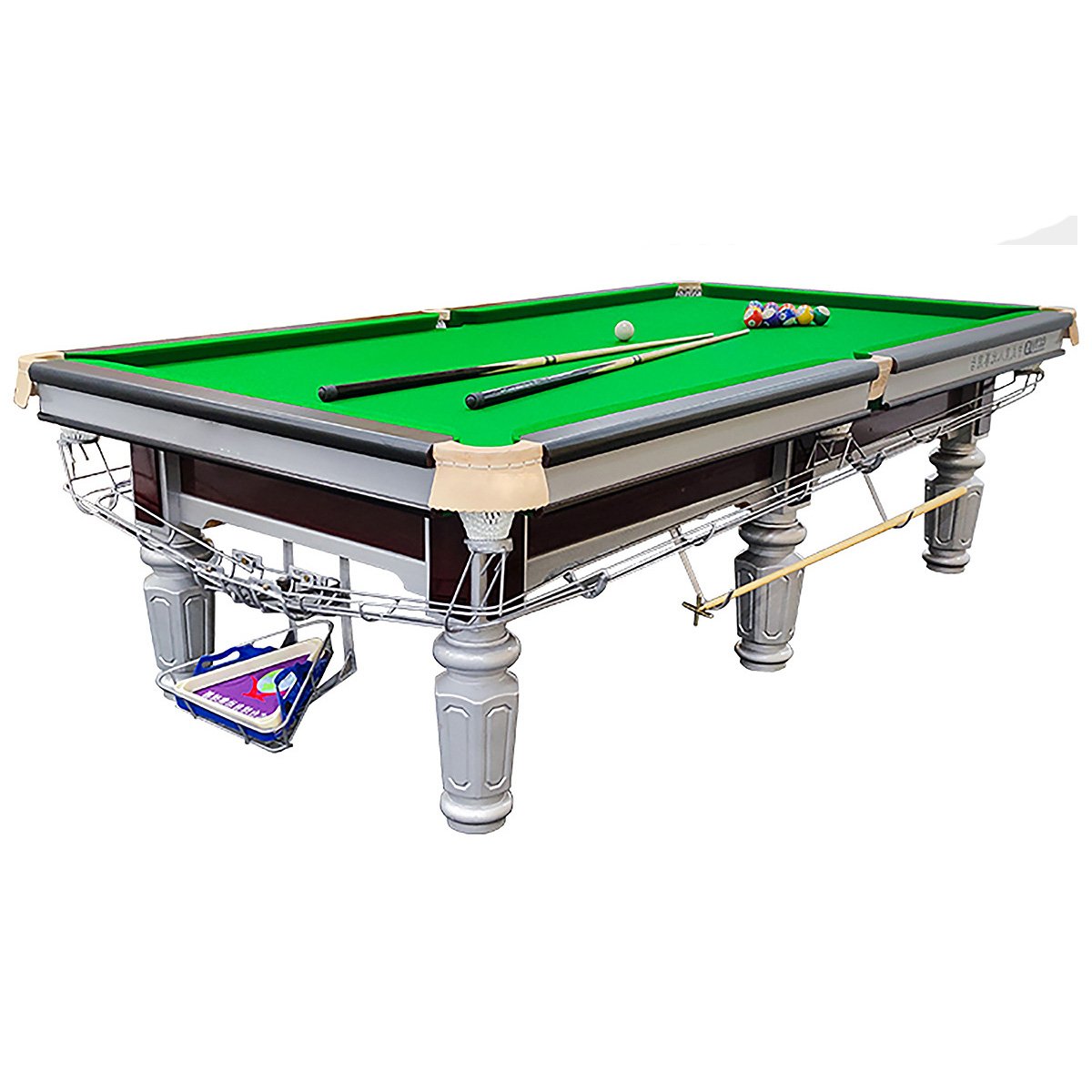 Custom Snooker Table Billiard Professional Custom Stone Plate Steel Legs Billiard Table