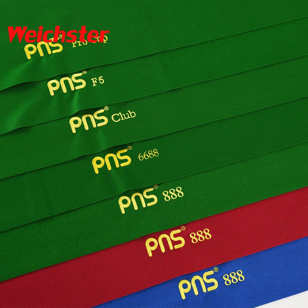 PNS 888 Snooker Table Cloth 195cm Width Green Red Blue High Quality 70% Woolen Cloth