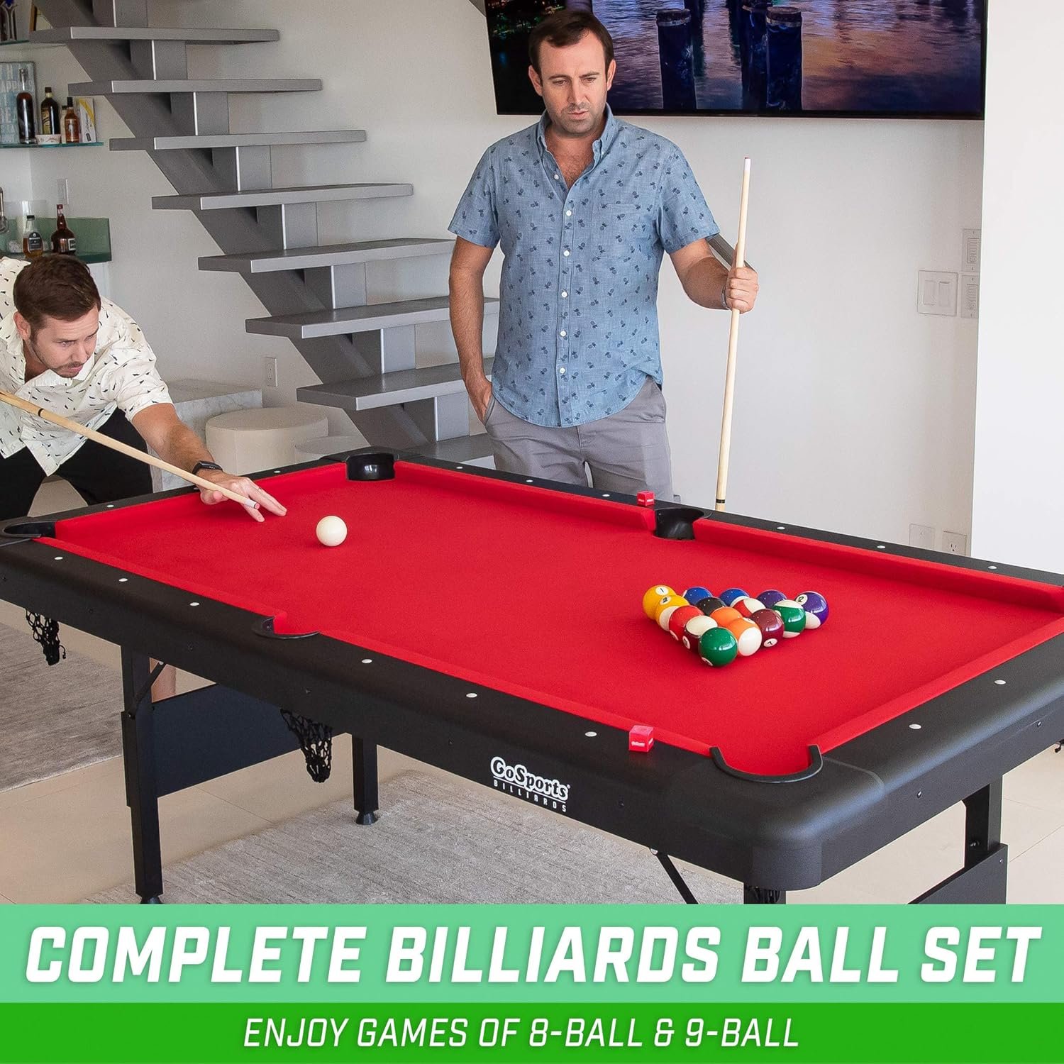 Billiard Pool Ball Tournament Quality Full Size Number Ball Set 16 Balls 2-1/4" 57mm