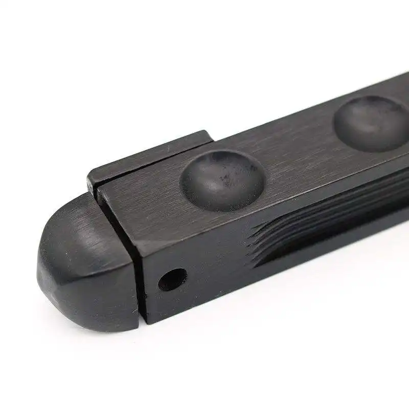 Hot Sale 6 Holes Black Snooker & Billiard Cue Sticks Holding Tools Wall Mounted Cue Wooden Rome Racks