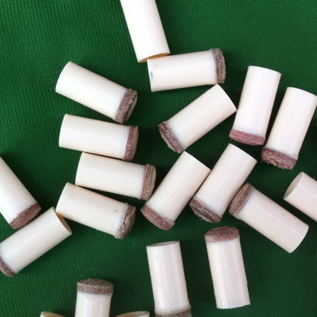 12mm 13mm Slip on Replacement Billiard Cue Accessories Pool Cue Tip Grey Brown Top Billiard Ferulles for Snooker Pool Cues Stick