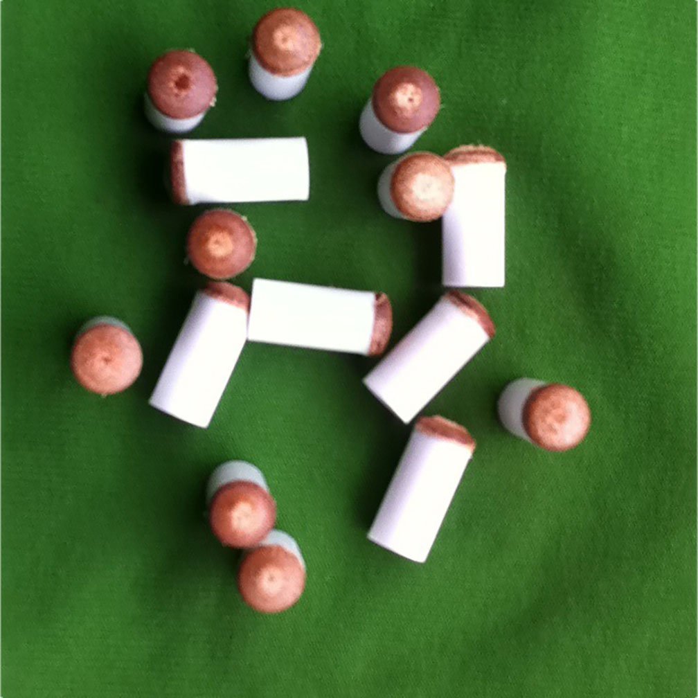 12mm 13mm Slip on Replacement Billiard Cue Accessories Pool Cue Tip Grey Brown Top Billiard Ferulles for Snooker Pool Cues Stick