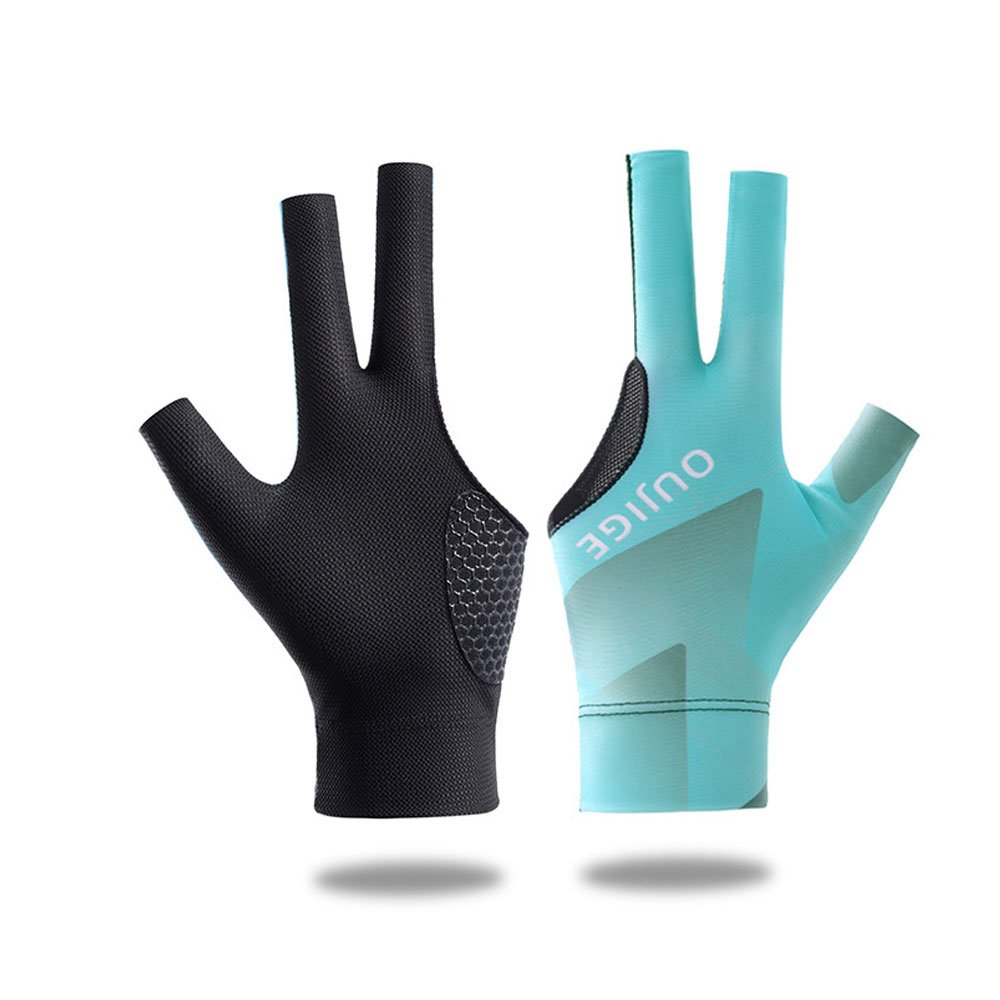 Custom Color Logo All Fingers Half Fingers Right Left Hand 3 Fingers Pool Glove Snooker Billiard Gloves