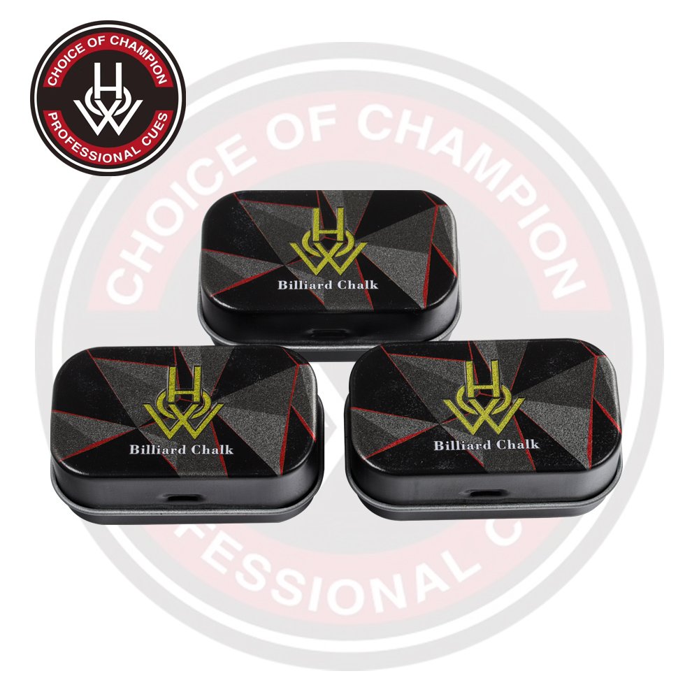 Original HOW Wet and Dry Pool Chalk Dry Powder 2 Pieces Per Box Snooker Cue Stick Billiard accessories