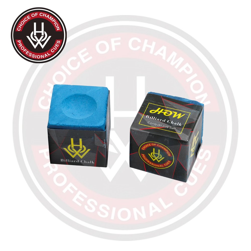 Original HOW Wet and Dry Pool Chalk Dry Powder 2 Pieces Per Box Snooker Cue Stick Billiard accessories