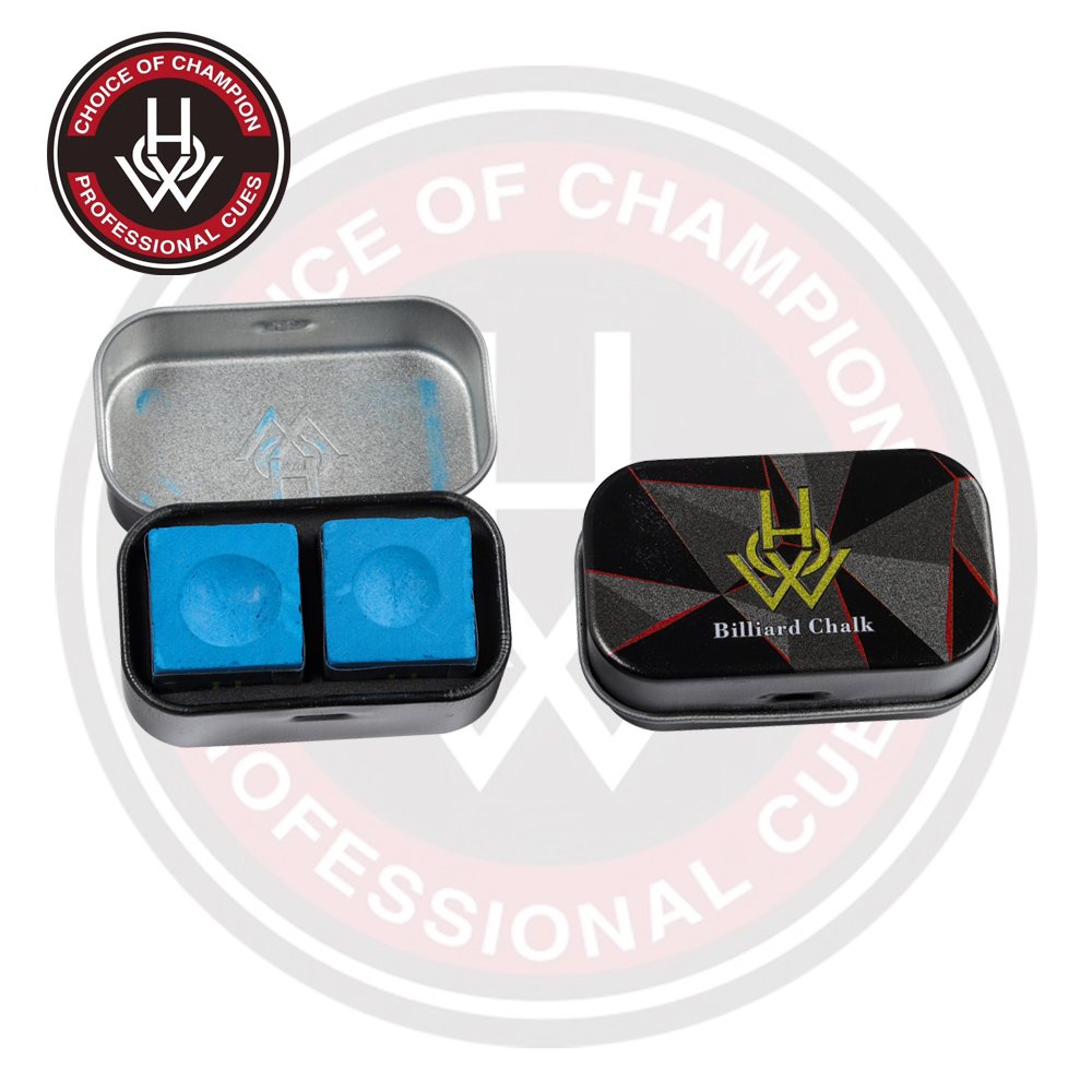 Original HOW Wet and Dry Pool Chalk Dry Powder 2 Pieces Per Box Snooker Cue Stick Billiard accessories
