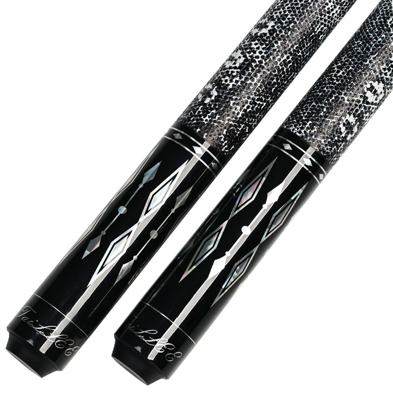 Billiard 1/2-PC 13mm 57inch Billiard Pool Cue Lizard Skin Snooker Cue Nine ball Cue