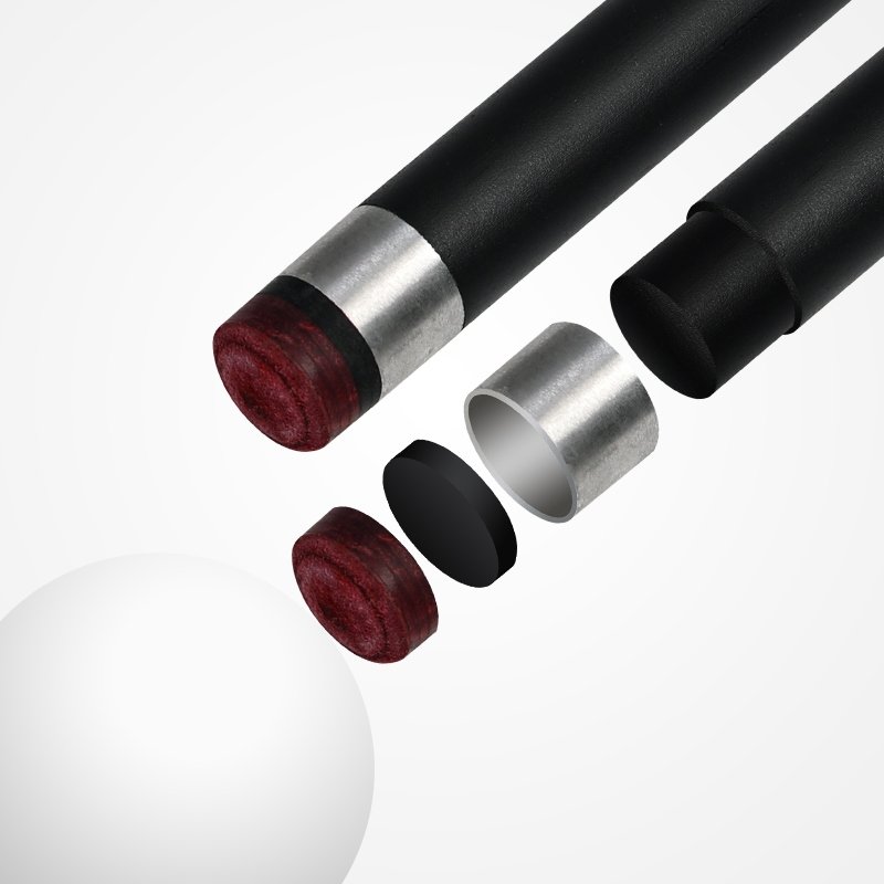 Billiard 1/2-PC 13mm 57inch Billiard Pool Cue Lizard Skin Snooker Cue Nine ball Cue