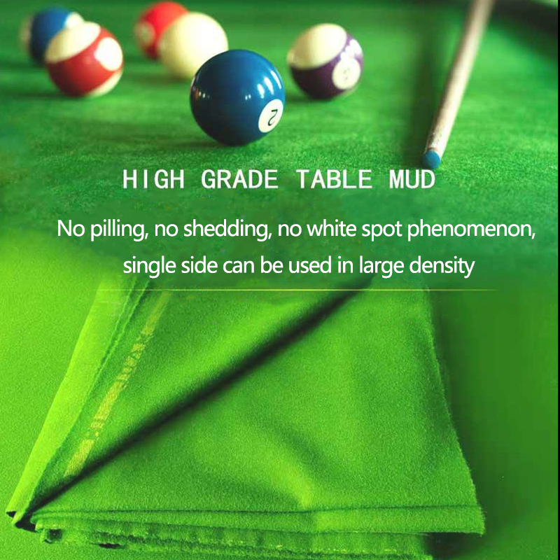 Factory high quality wholesale single double side snooker table cloth green blue billiard table cloth