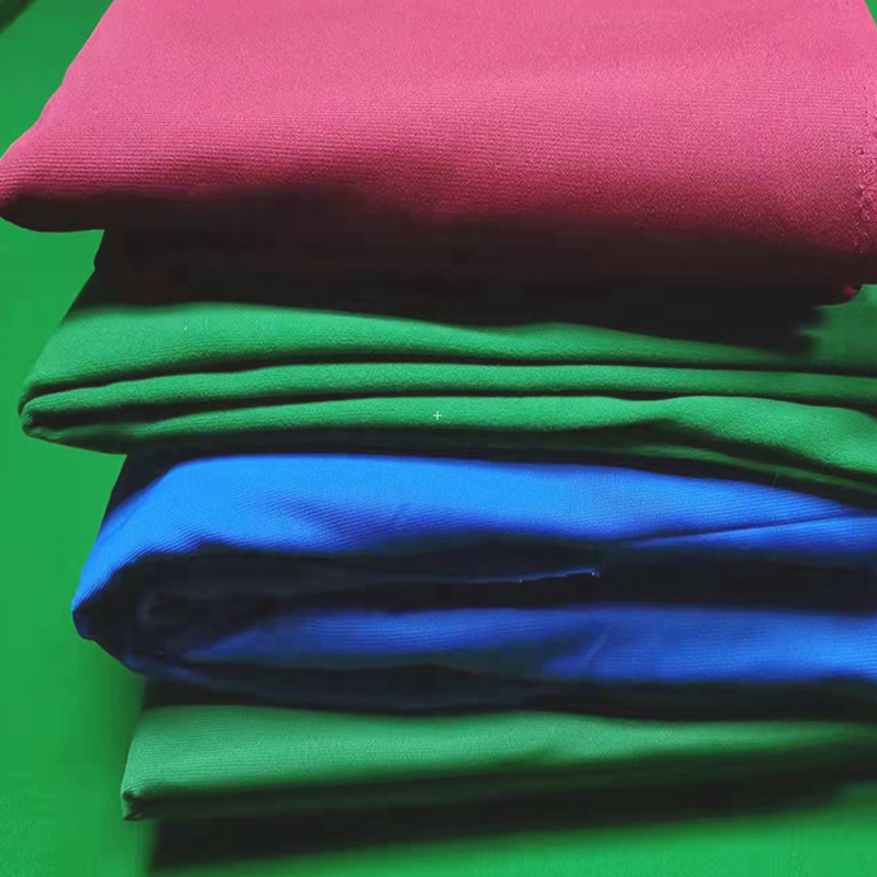 Factory high quality wholesale single double side snooker table cloth green blue billiard table cloth