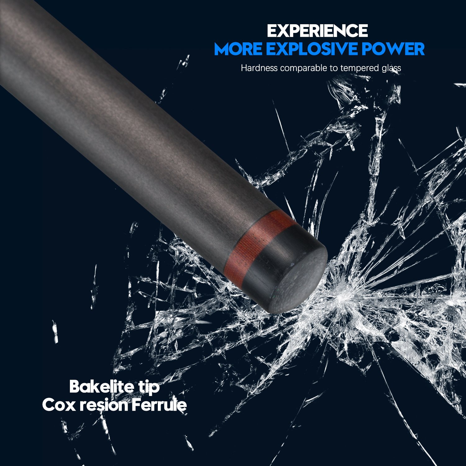 KONLLEN LW competition-level carbon fiber billiards cue 12.5MM and 13mm jump rod professional accessories