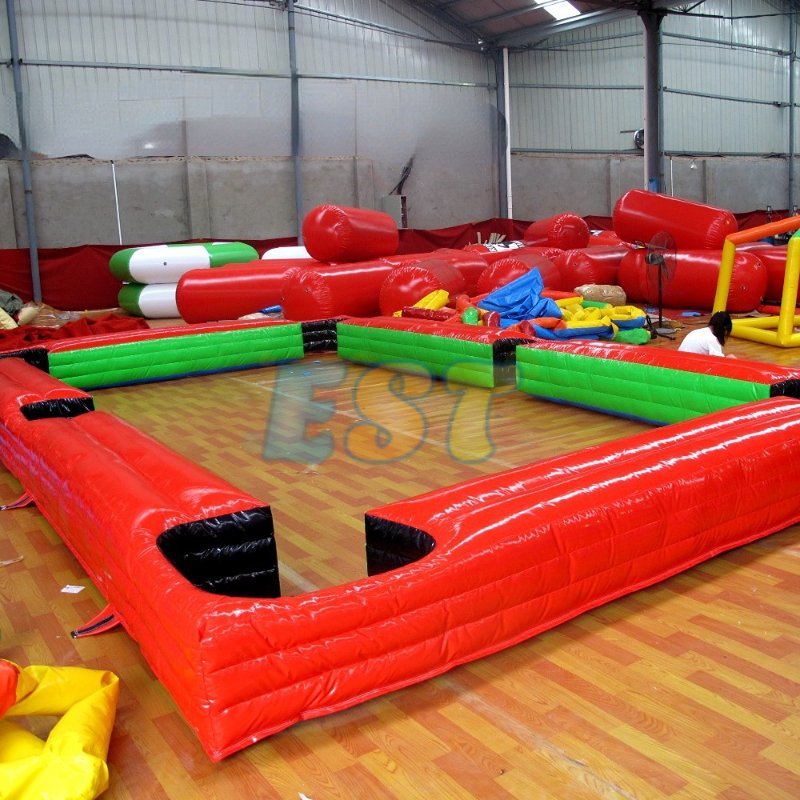 Inflatable Snookball Table Inflatable Human Billiards Games Team Building Inflatable Arena Games For Adult