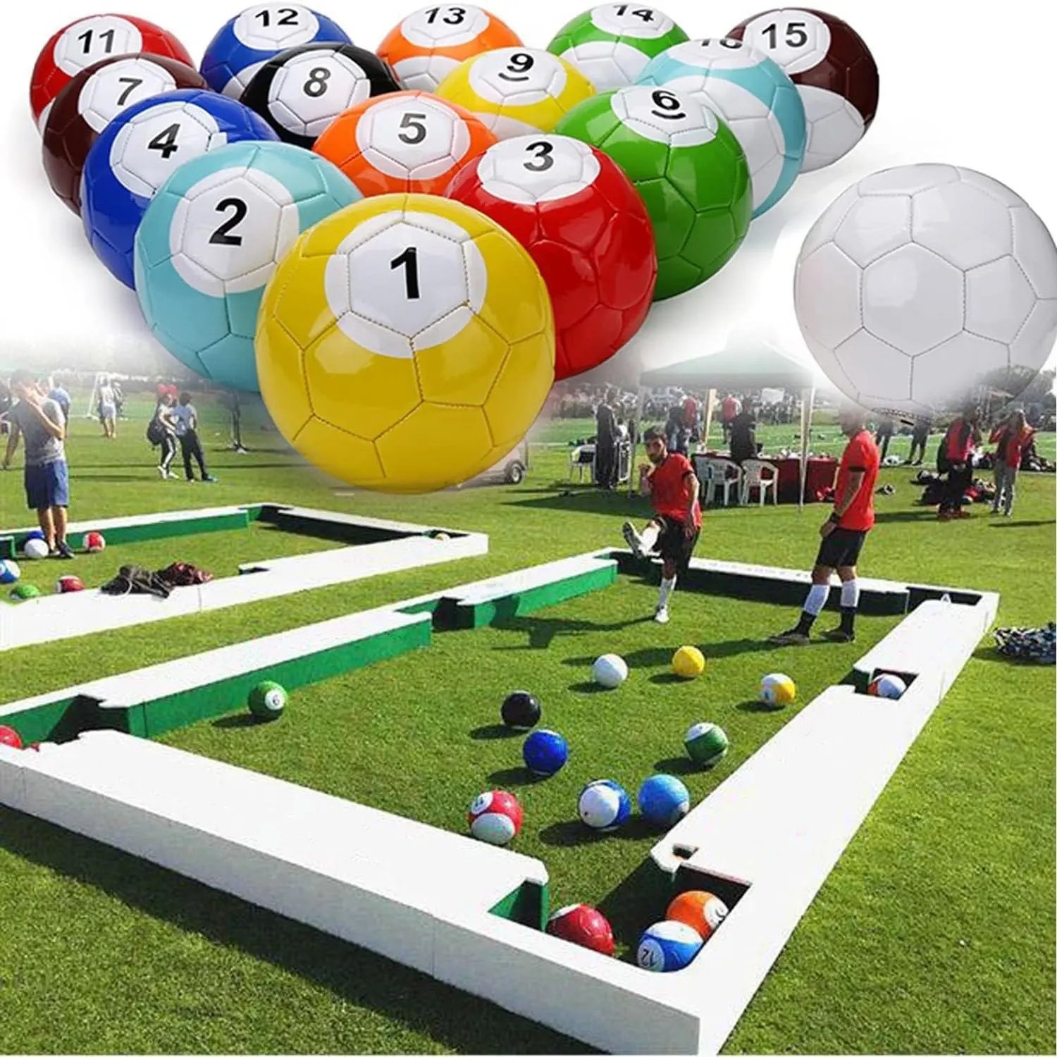 Inflatable Human Table Soccer Pitch Airtight Football Court Inflatable Soccer Field for Sport Game