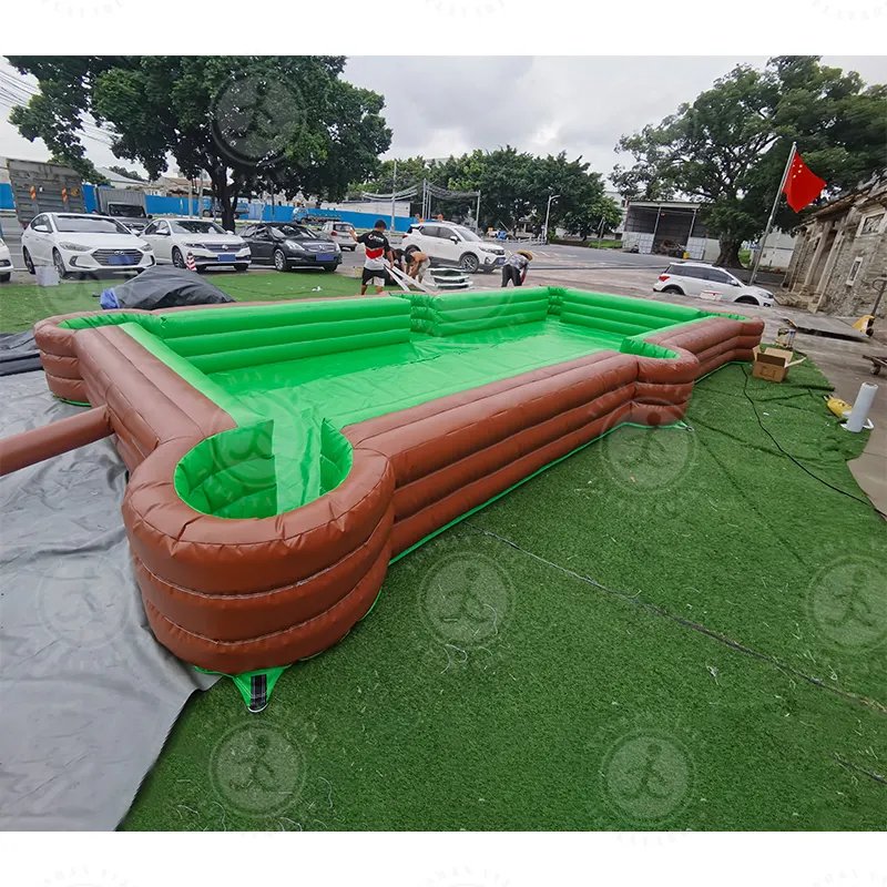 Inflatable Human Table Soccer Pitch Airtight Football Court Inflatable Soccer Field for Sport Game