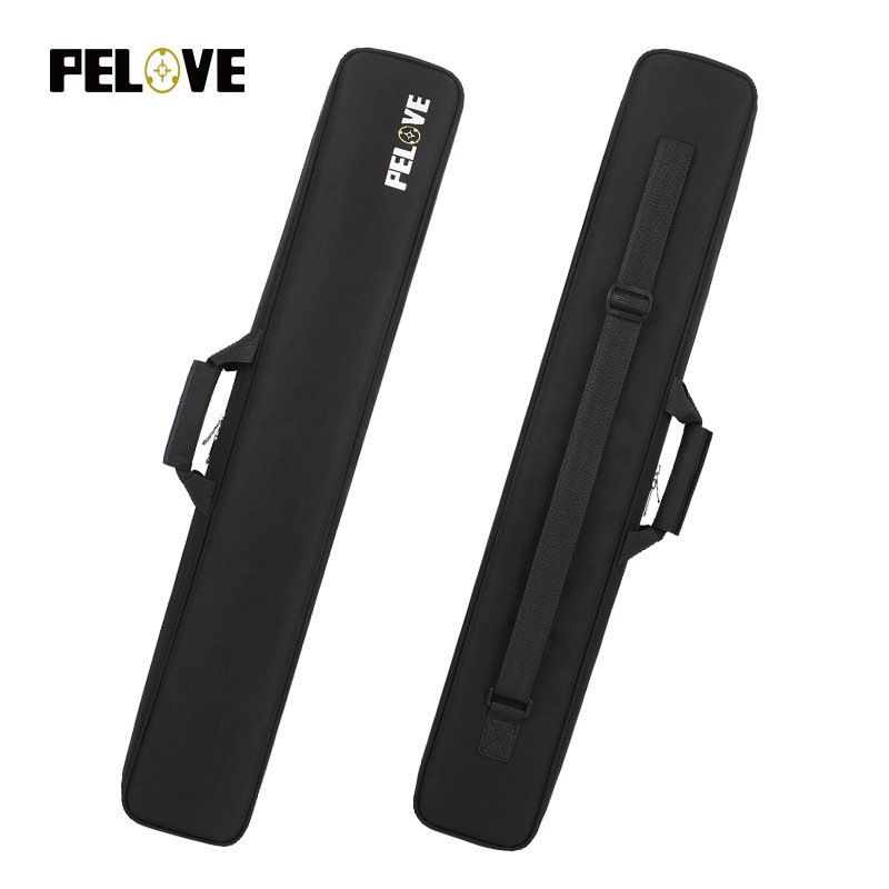 Factory wholesale custom with inner pocket, can be installed billiard accessories , 2 Butts 4 shafts 6 holes soft pool cue case