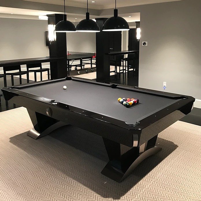 Factory Price 8FT Luxury Wood Pool Table 2-in-1 Combo Billiard Table for Home Entertainment Foldable Hotel Bar Exterior Hall Use