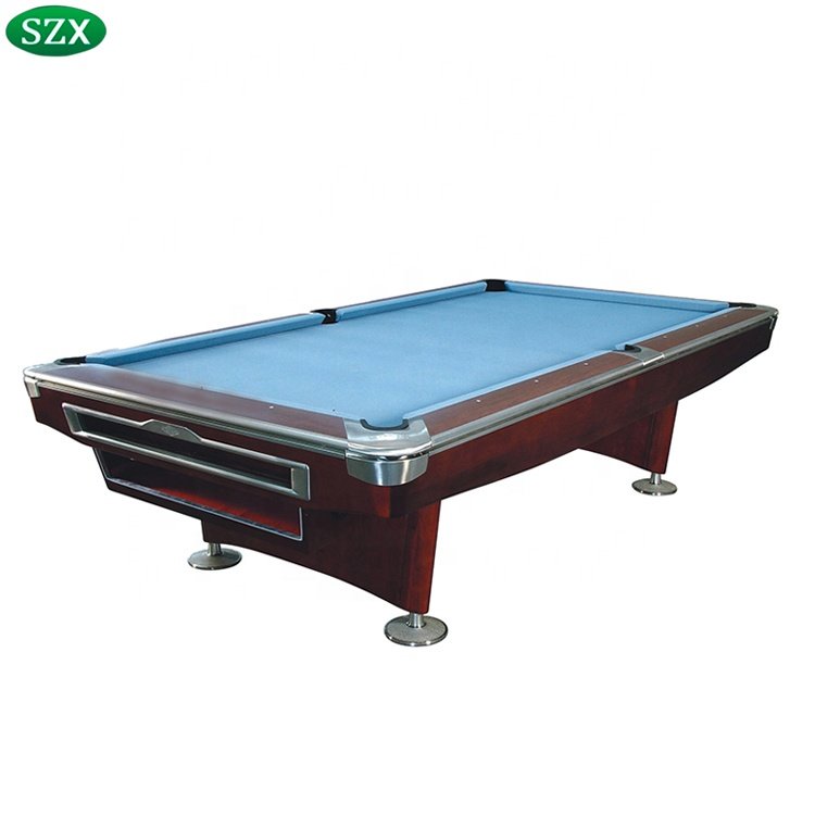 9ft British Style Tournament Solid Wood Slate Snooker Table Club Family Indoor Outdoor Automatic Ball Return Pool Table