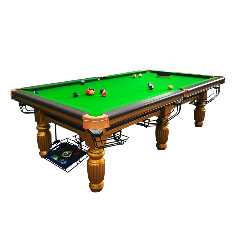 9ft solid wood slate snooker table with crisp feel for factory price