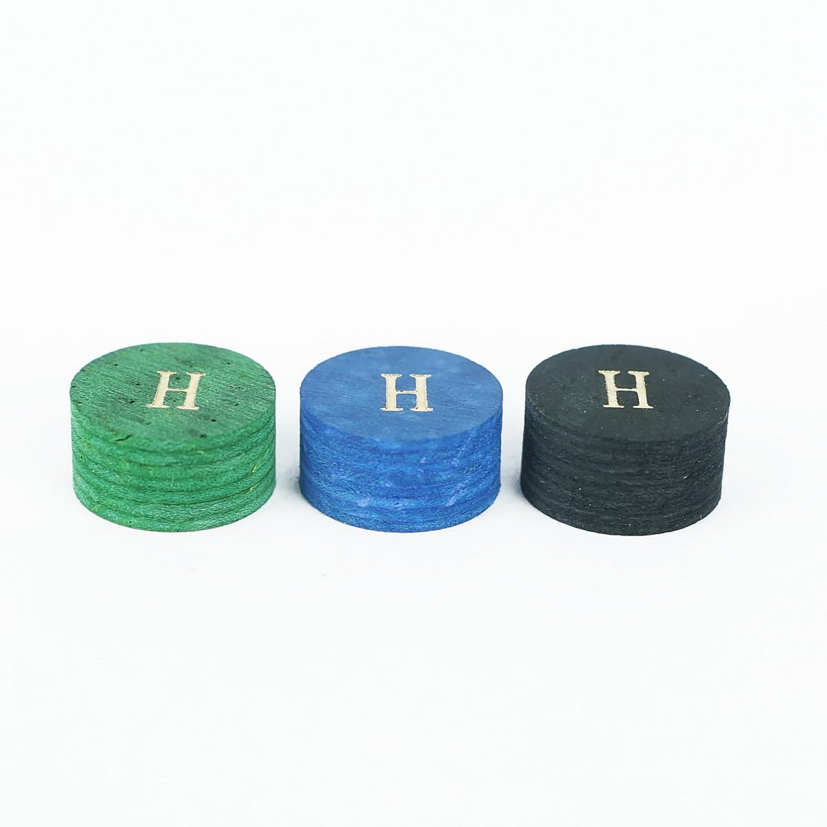 Billiard cue tip for pool and snooker cues