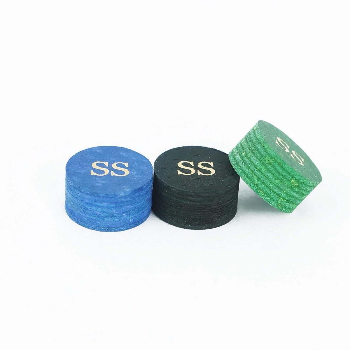 Billiard cue tip for pool and snooker cues