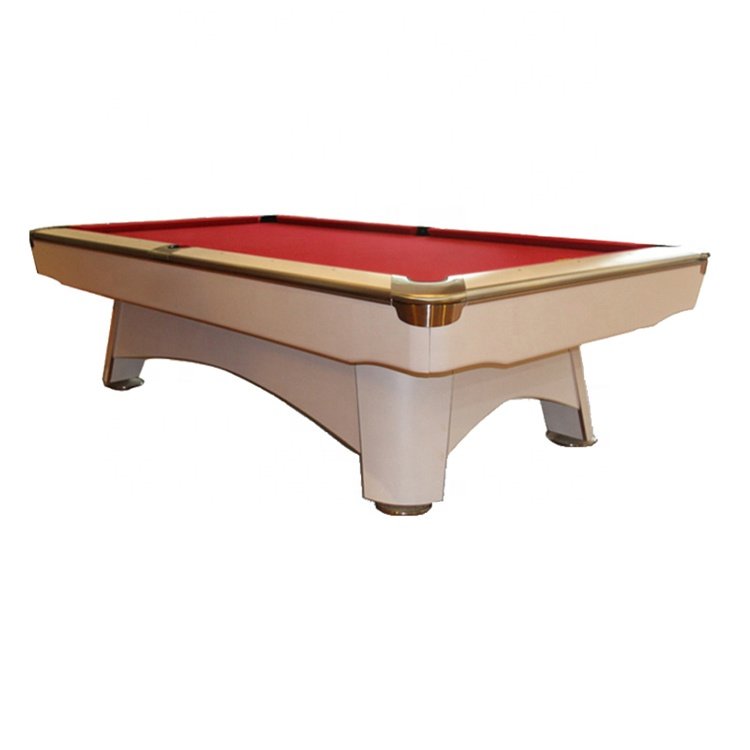 Konford Hot Sale 9ft Indoor Billiards Table OEM japanese korea 8 feet 10ft Steel Solid Wooden Rubber Cushion Snooker Pool Table