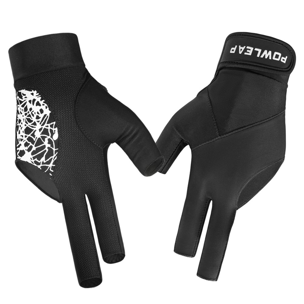 Good Quality Two Fingers Professional Billiard Snooker Pool Gloves Comfortable Elastic Pool Gloves For Pool Table Playing